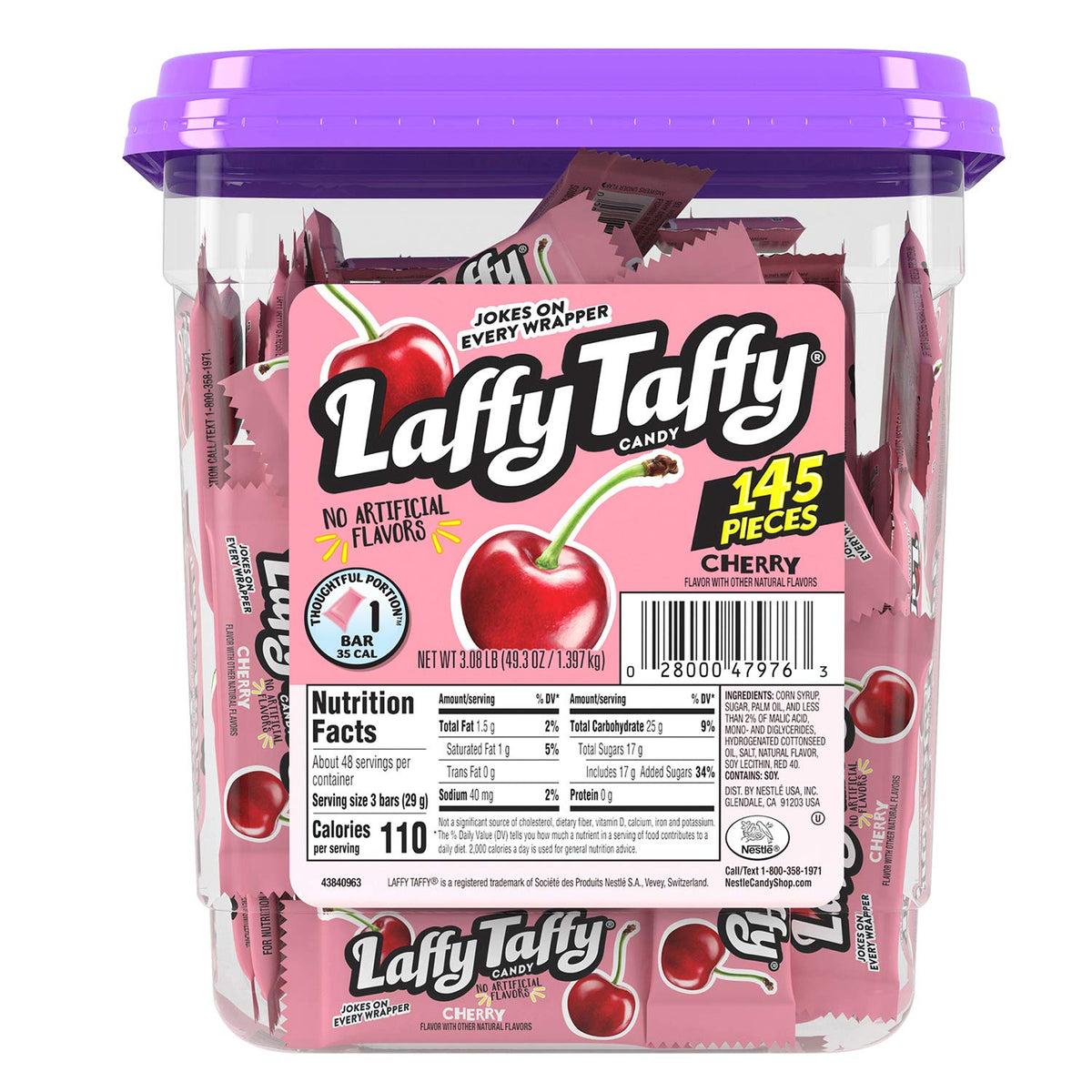 Laffy Taffy 145 Ct Assorted 145ct 0.34oz – Tom's Confectionery Warehouse