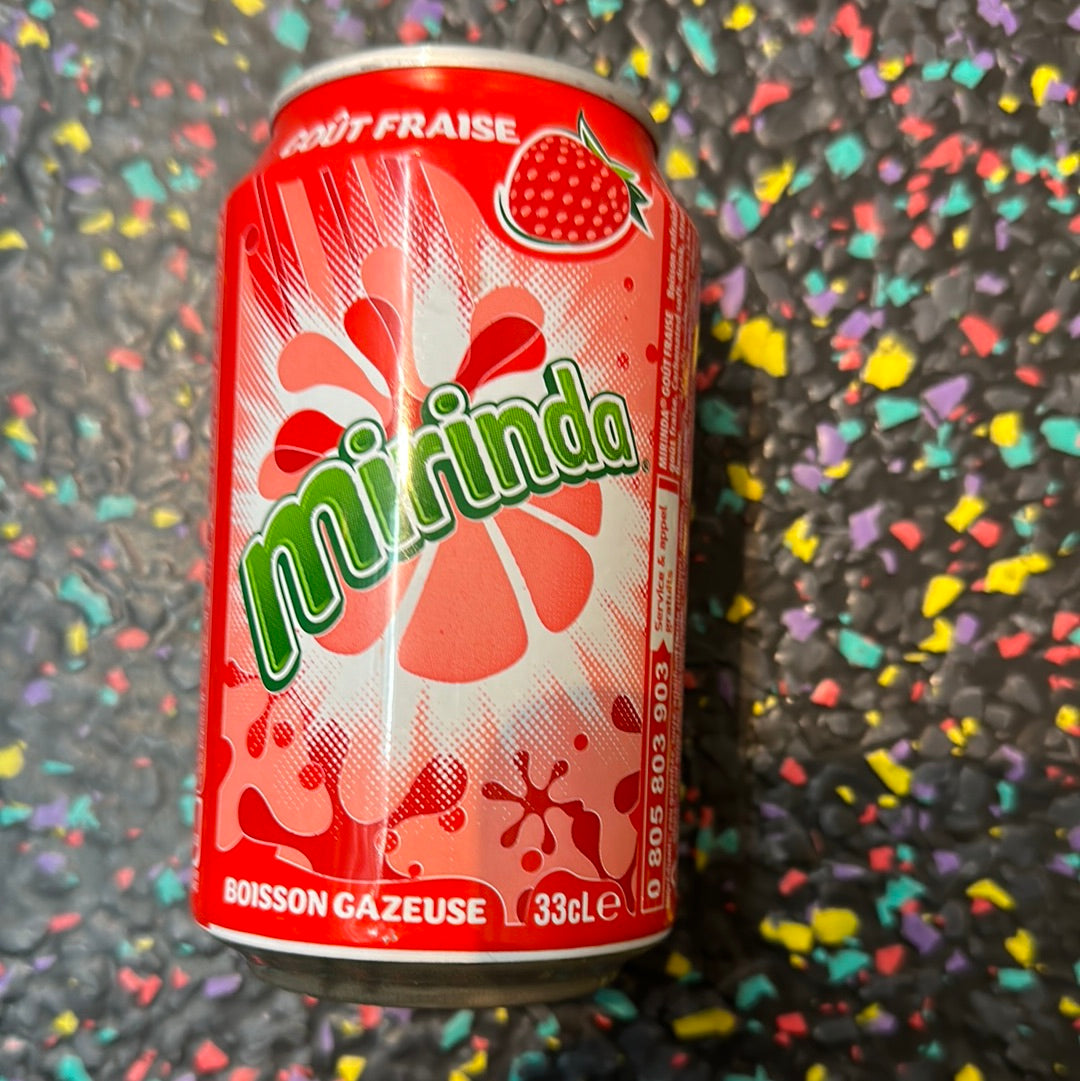 UK Mirinda Strawberry 330ml – Tom's Confectionery Warehouse