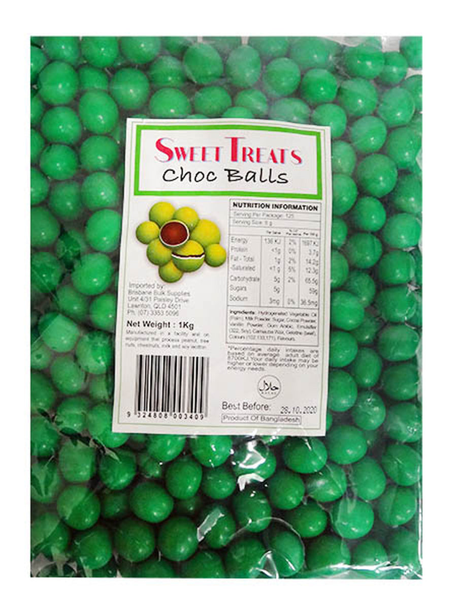 Green Bucket of Sweet Treats