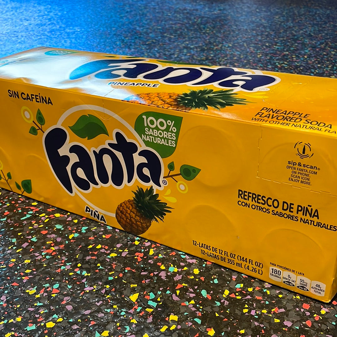 Fanta Pineapple, 12 Oz. Cans, 24 Pack