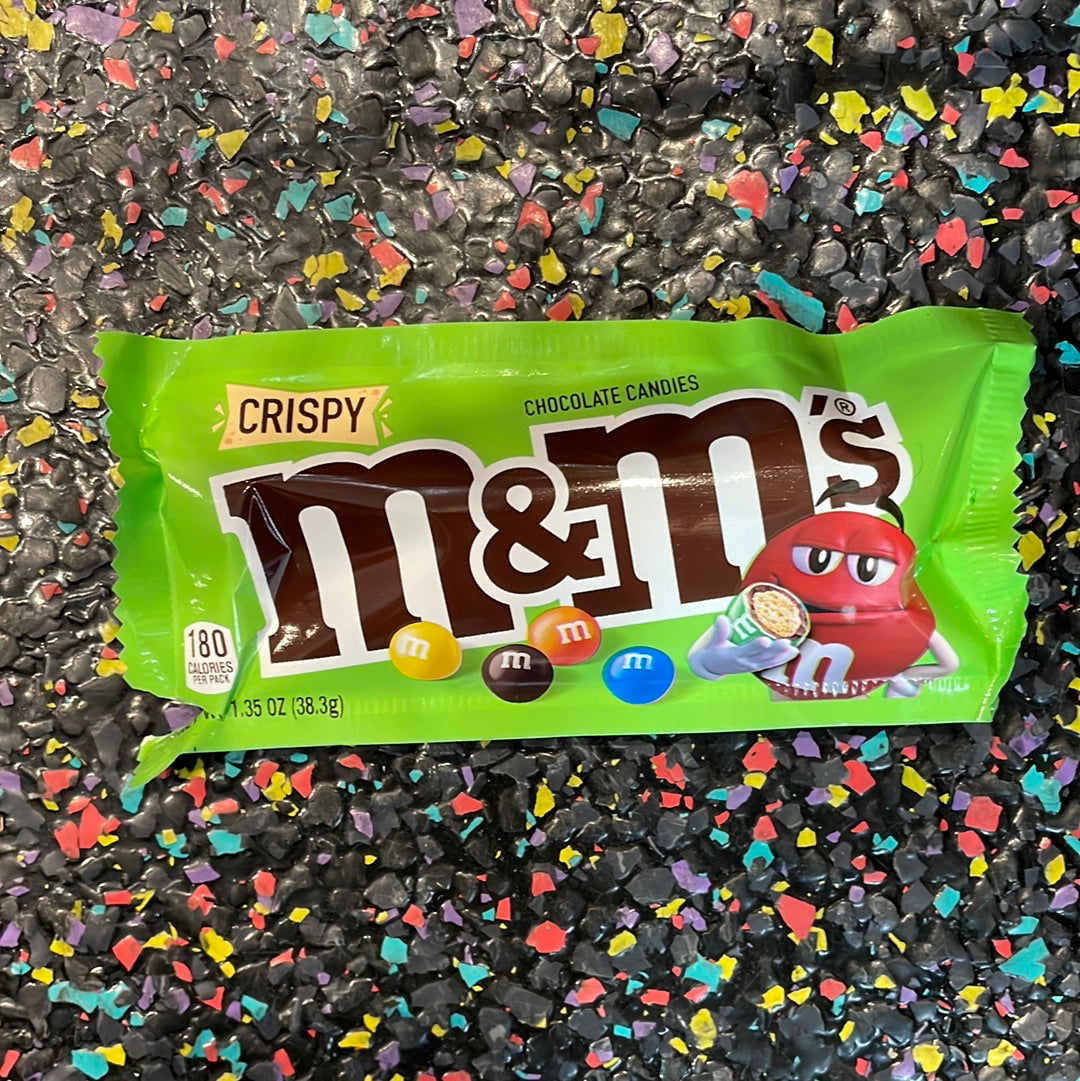 M&amp;M’s crispy (USA) 38.8g – Tom&amp;#39;s Confectionery Warehouse