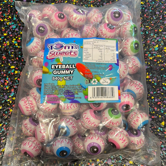 Toms Sweets Eyeball Gummy 840g