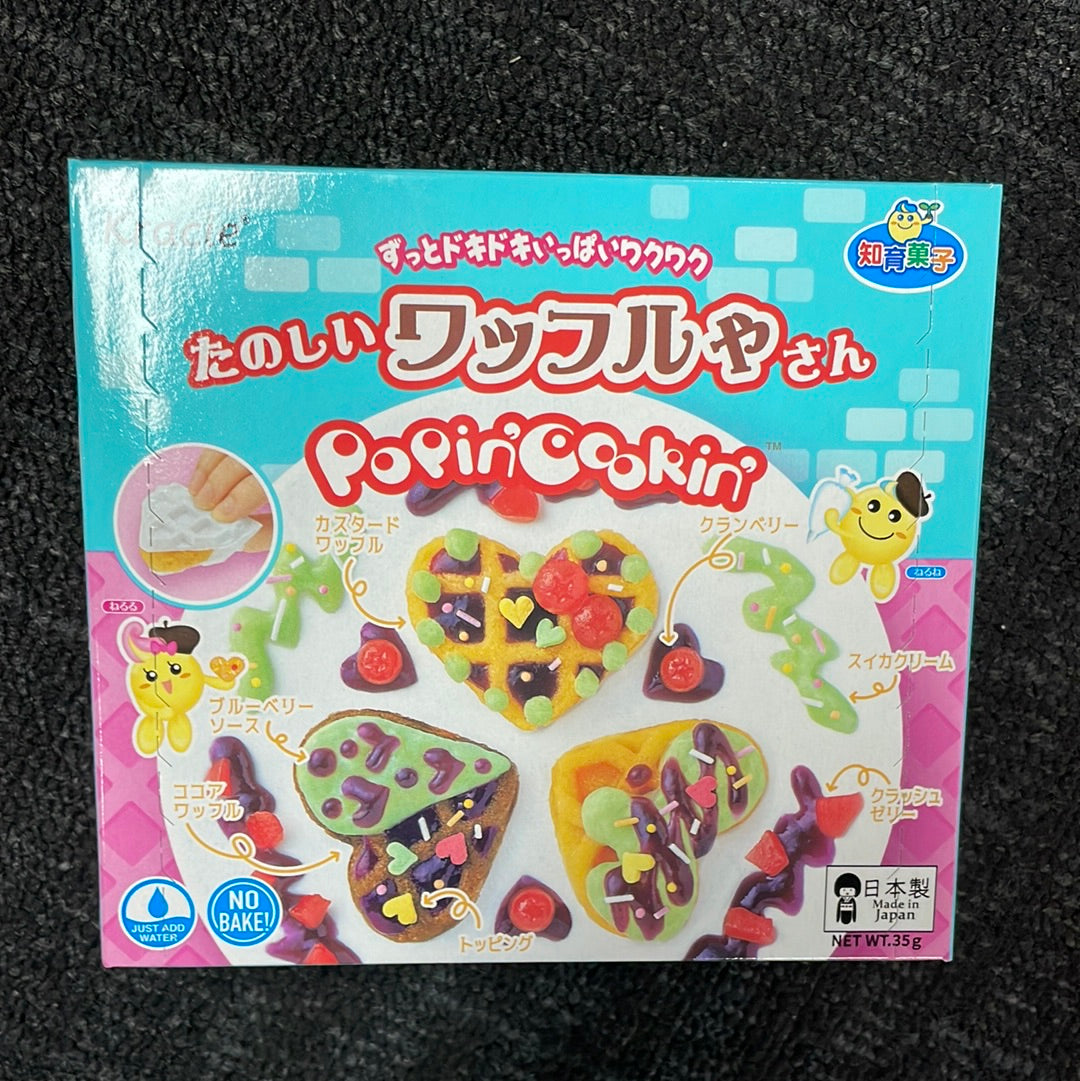 KRACIE Popin Cookin Tanoshii waffle ya san 26g