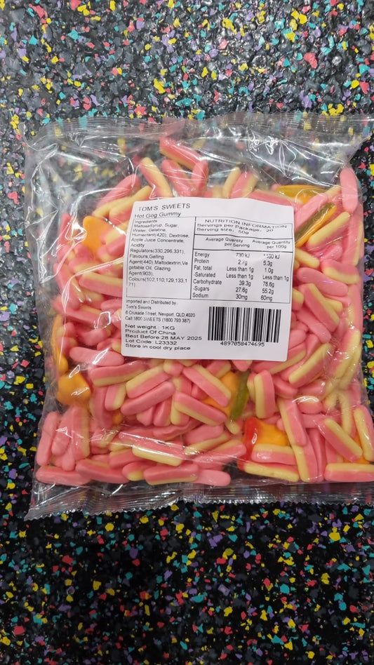 Tom’s sweets - Hot Dog Gummy 1kg