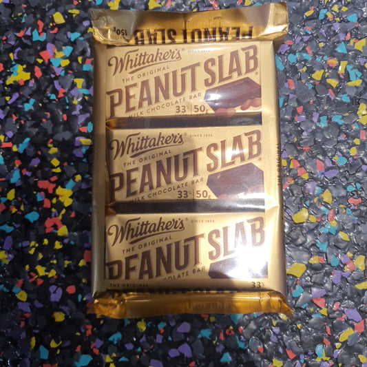 Whittakers peanut slab 3pk 150g