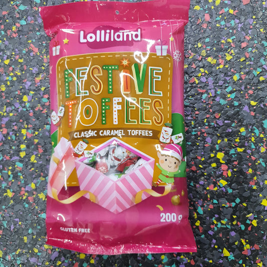 Lolliland festive toffees 200g