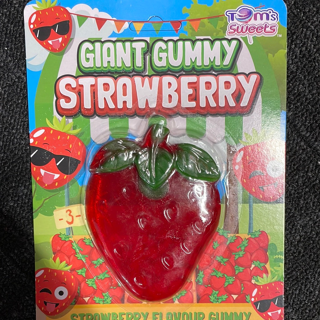 Tom’s Sweets - Giant Gummy Strawberry