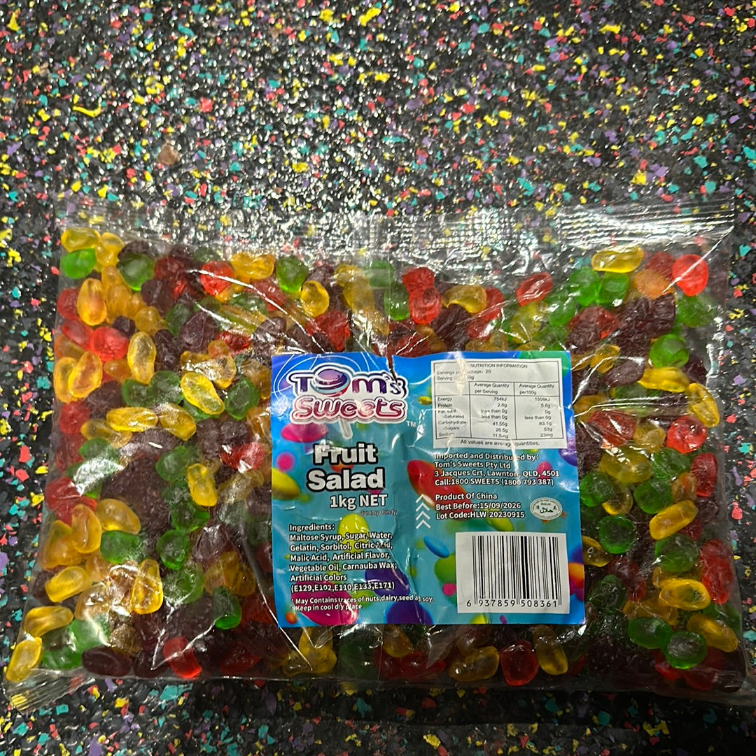 Tom's Sweets Fruit Salad 1kg