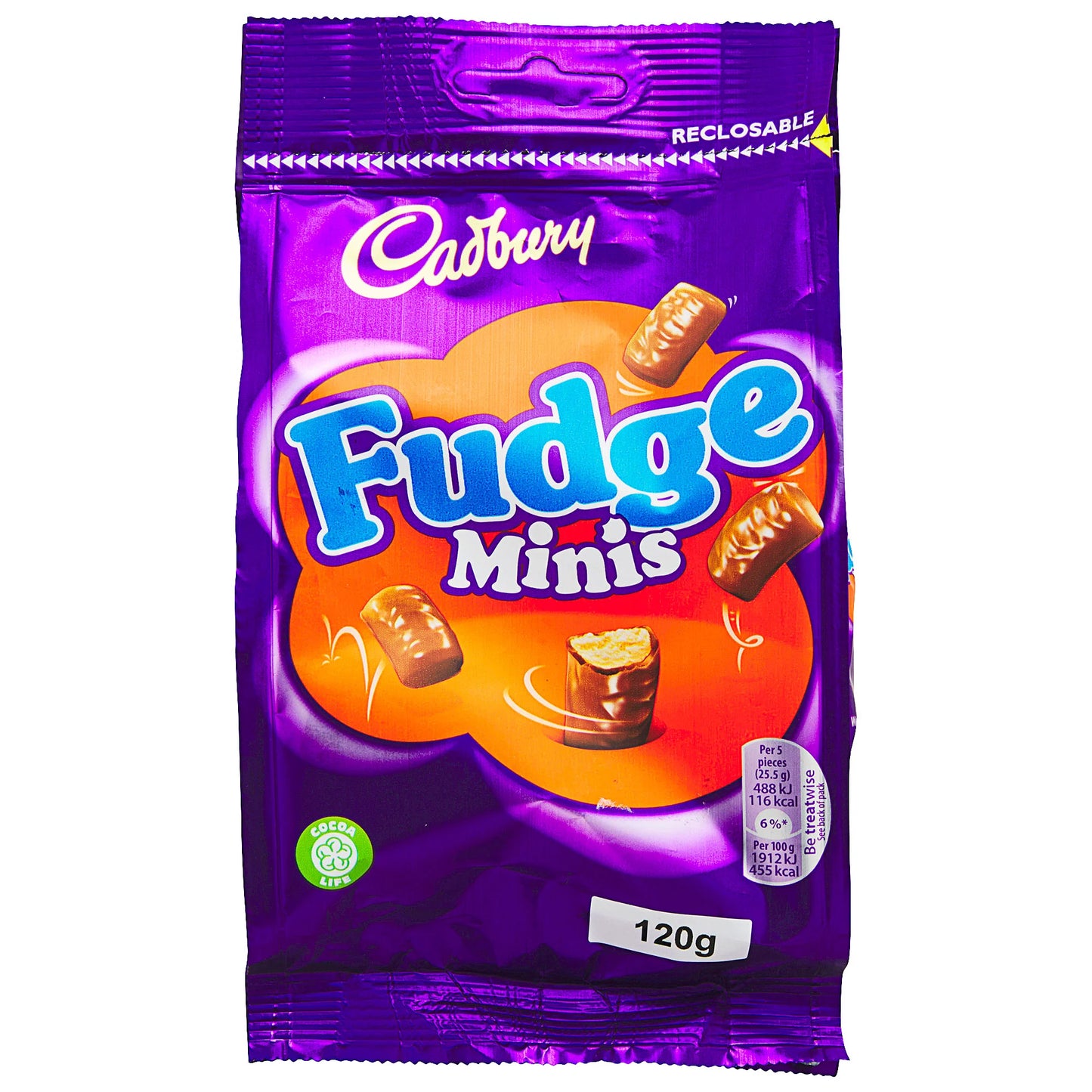 CADBURY FUDGE MINIS 120G