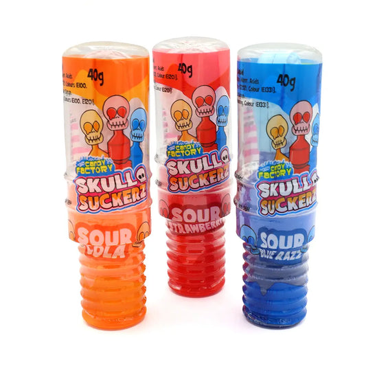 Crazy Candy Factory Skull Suckers 40g