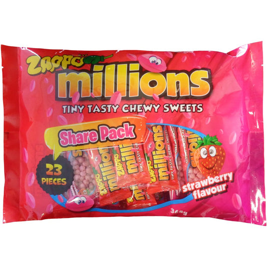 Zappo Millions Strawberry Sharepack 368g