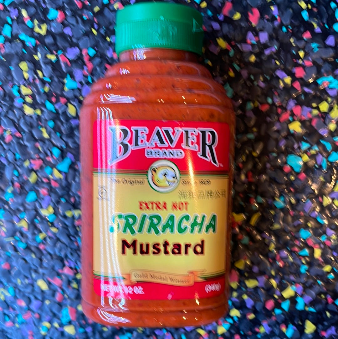 Beaver - Extra hot Sriracha Mustard – Tom's Confectionery Warehouse