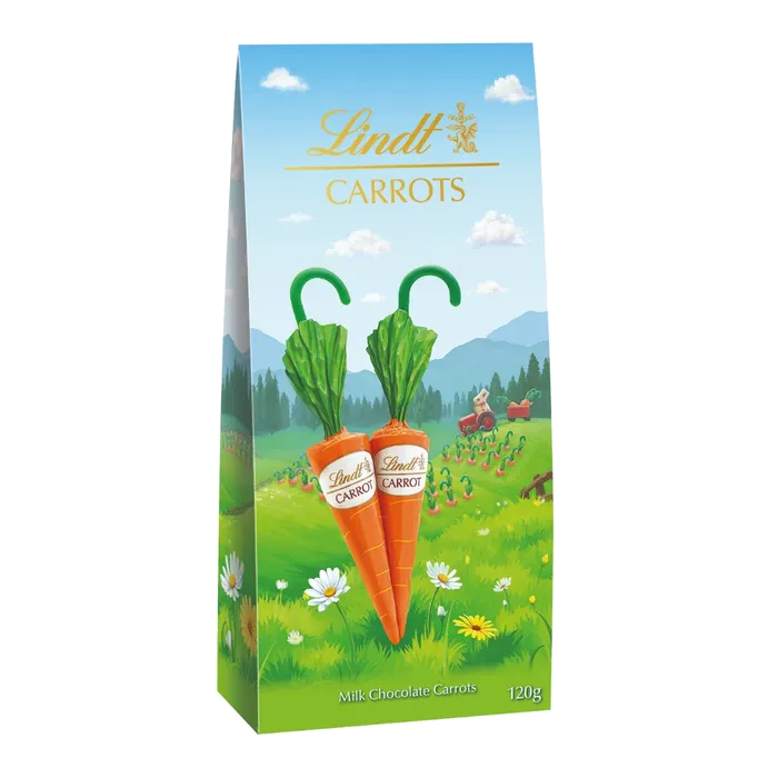 Lindt Carrot Pouch Bag 120g