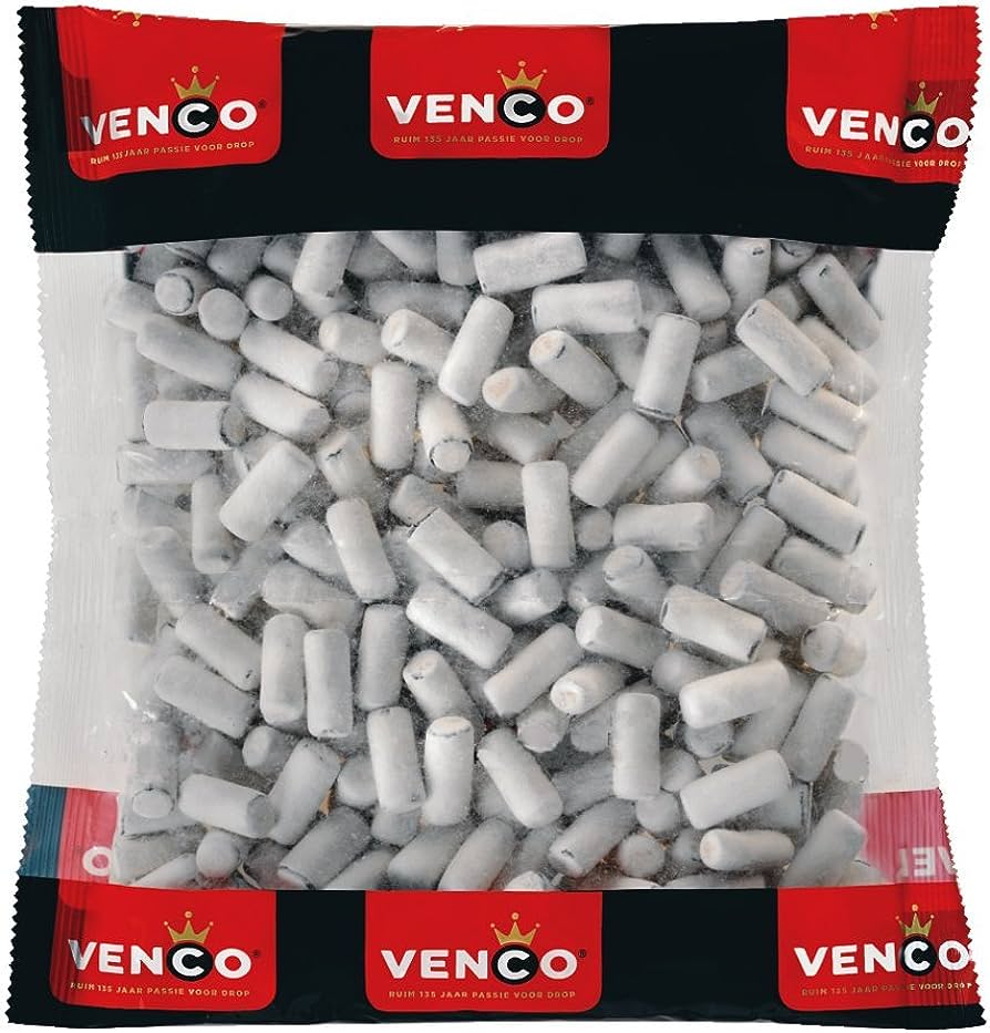 Venco -Zwart Witjes (Black & White Licorice Mint) 1kg