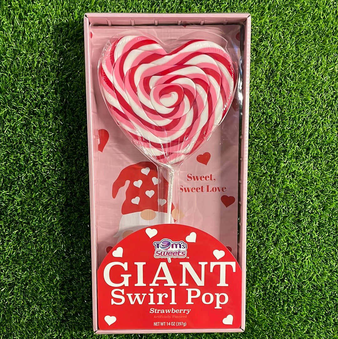 Tom’s Sweets - Giant Swirl Pop Heart