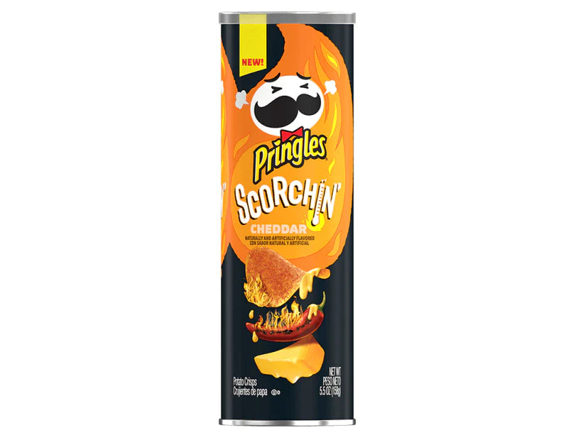 Pringles Scorchin Cheddar 156g