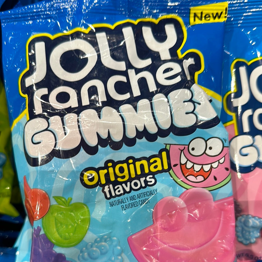 JOLLY RANCHER Gummies Original Flavors Peg Bag, 7 oz