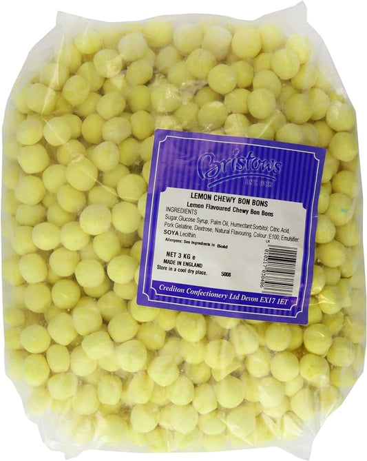 Bristows Chewy Bon Bon Lemon Bulk 3kg