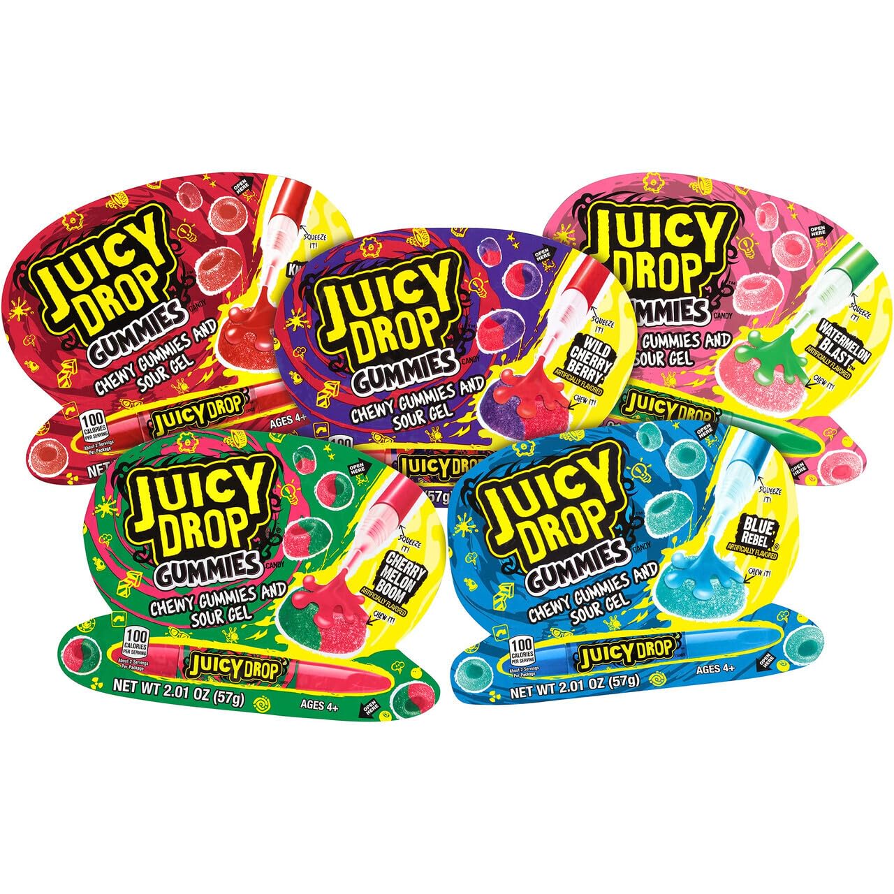 TOPPS JUICY DROP GUMMIES