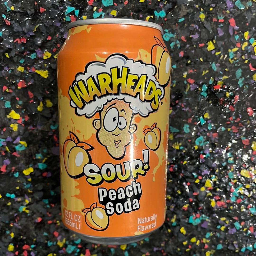 Warheads peach Soda 355ml – Tom's Confectionery Warehouse