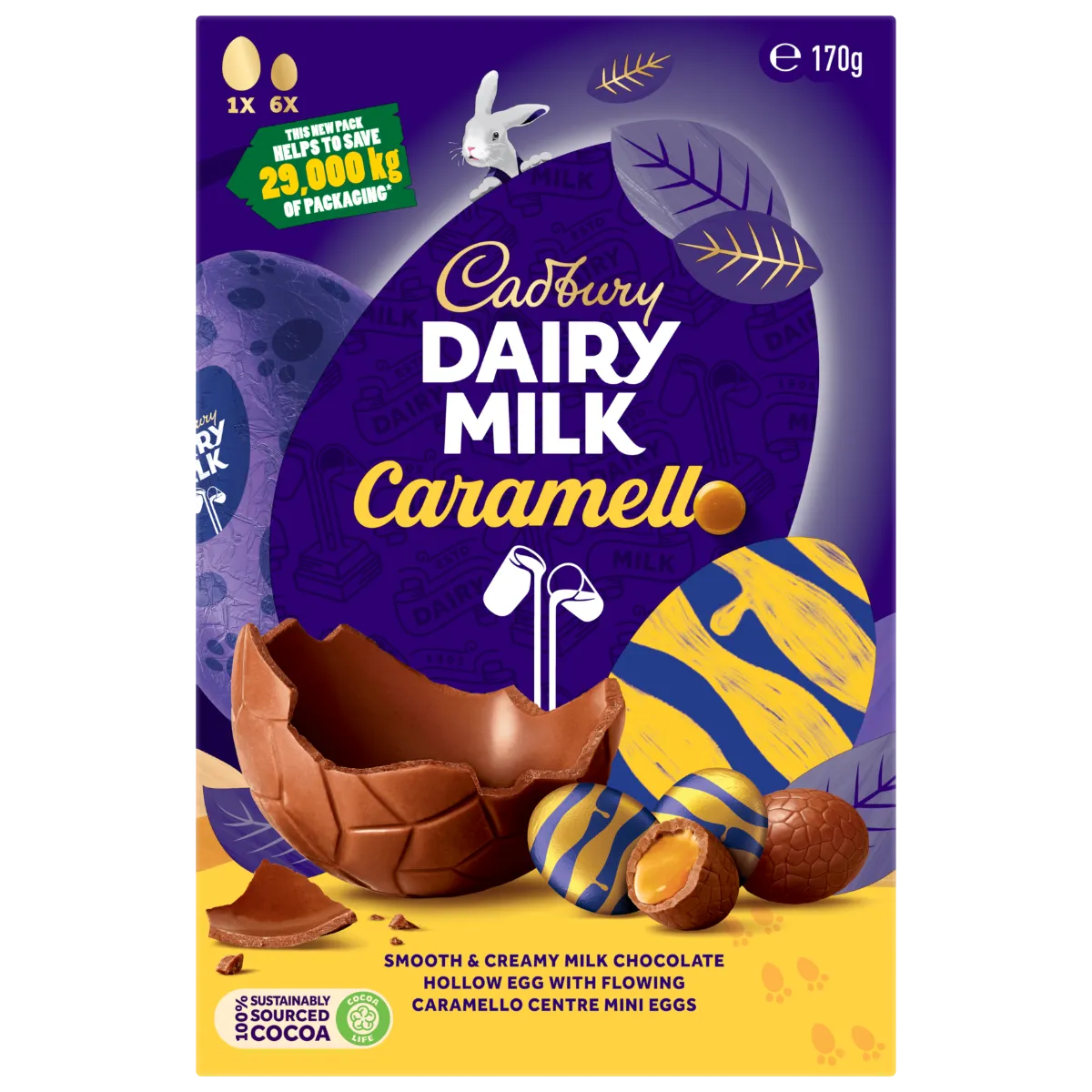 170g Cadbury Caramello Egg Gift Box