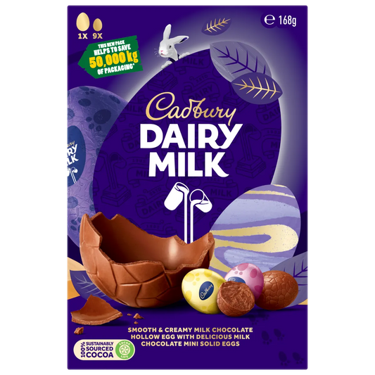 168g Cadbury Dairy Milk Egg Gift Box