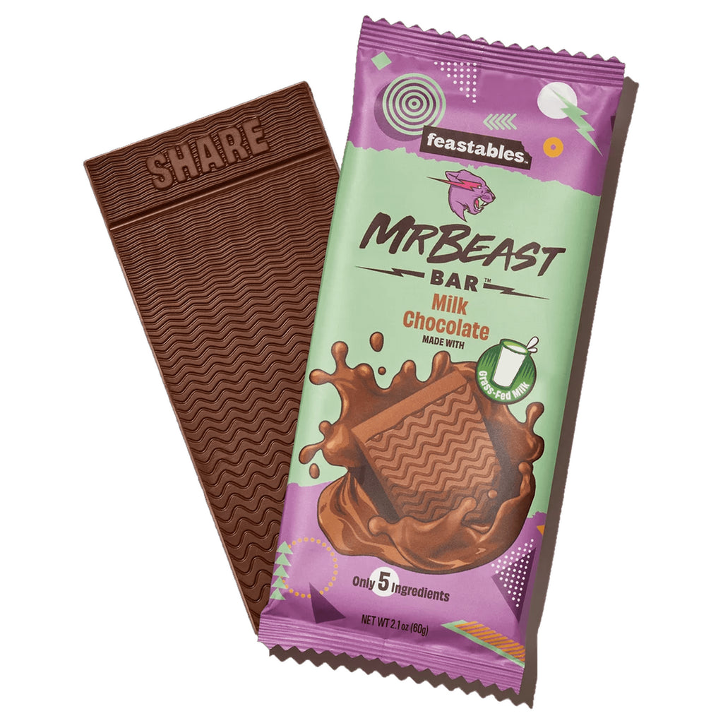 Feastables Mr Beast Bar Milk Chocolate 60g – Tom's Confectionery Warehouse