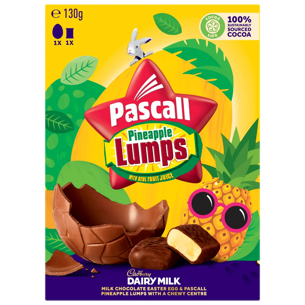 130g Cadbury Pineapple Lumps Gift Box