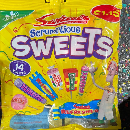 Swizzels scrumptious sweets 134g