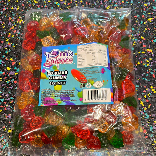 Tom’s Sweets 2D Xmas Gummy 1kg