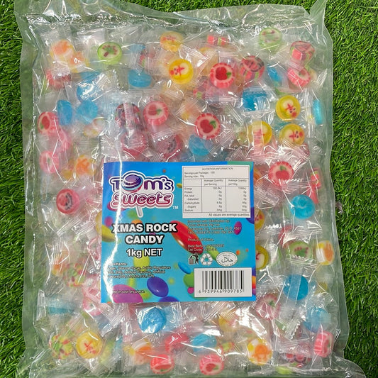 Tom’s sweets - Xmas rock Candy 1kg