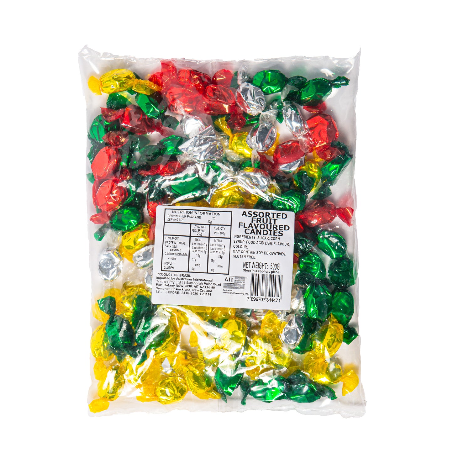 Assorted Fruit Flavoured Candies 500g