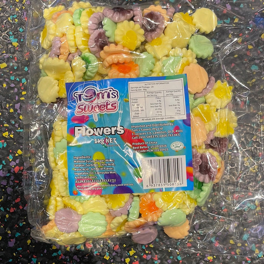 Tom's Sweets Gummy Flowers 1kg