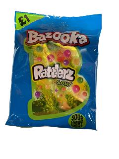 Bazooka Rattlerz Sour Chewy Candies 100g