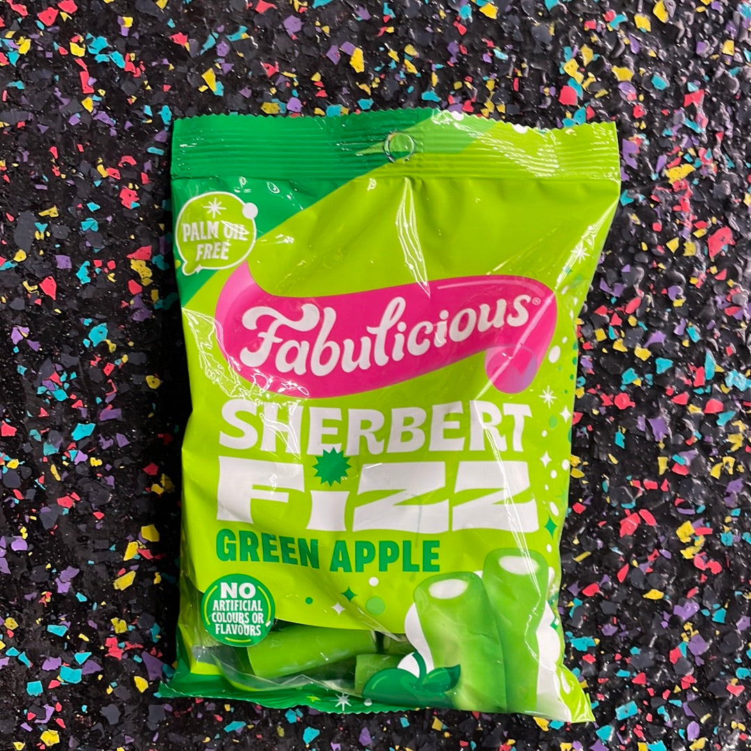 FABULICIOUS SHERBET FIZZ green apple 200g