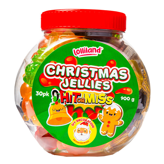 Lolliland Christmas Jelly Fruits 900g 30pk