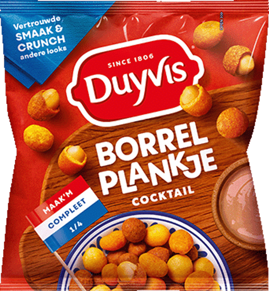 Duyvis - Borrelplankje Cocktail (Crunchy Coated Nuts Cocktail) 275g