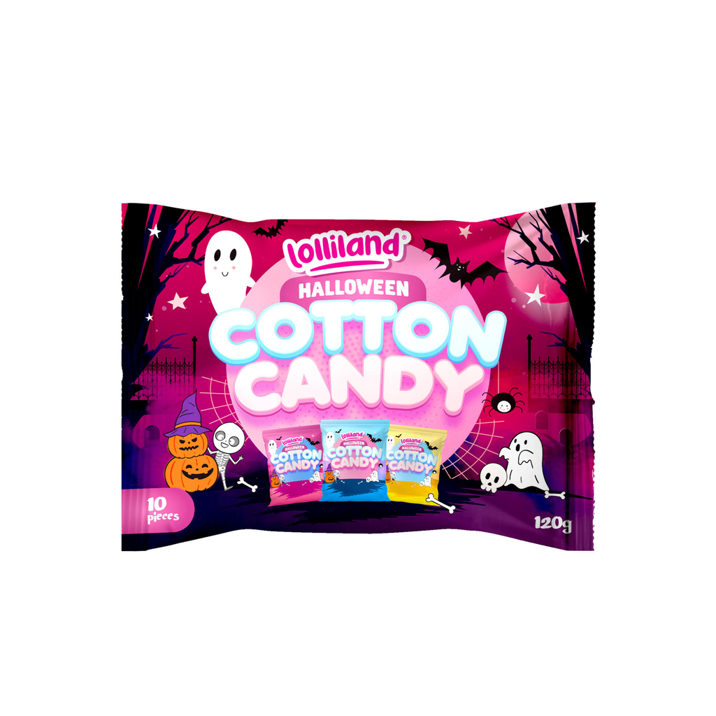 Lolliland Halloween Cotton Candy 8g x 10pk