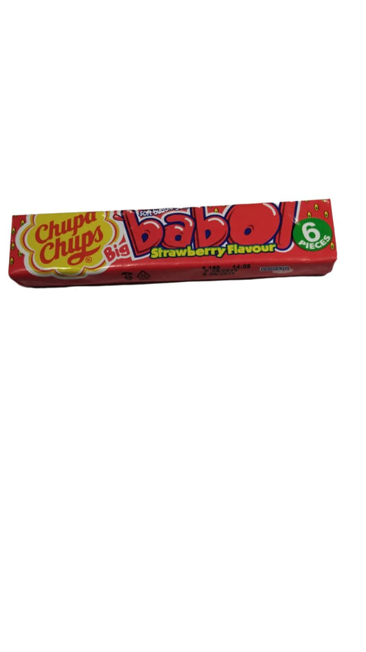 Chupa Chups Bubblegum Strawberry 28g