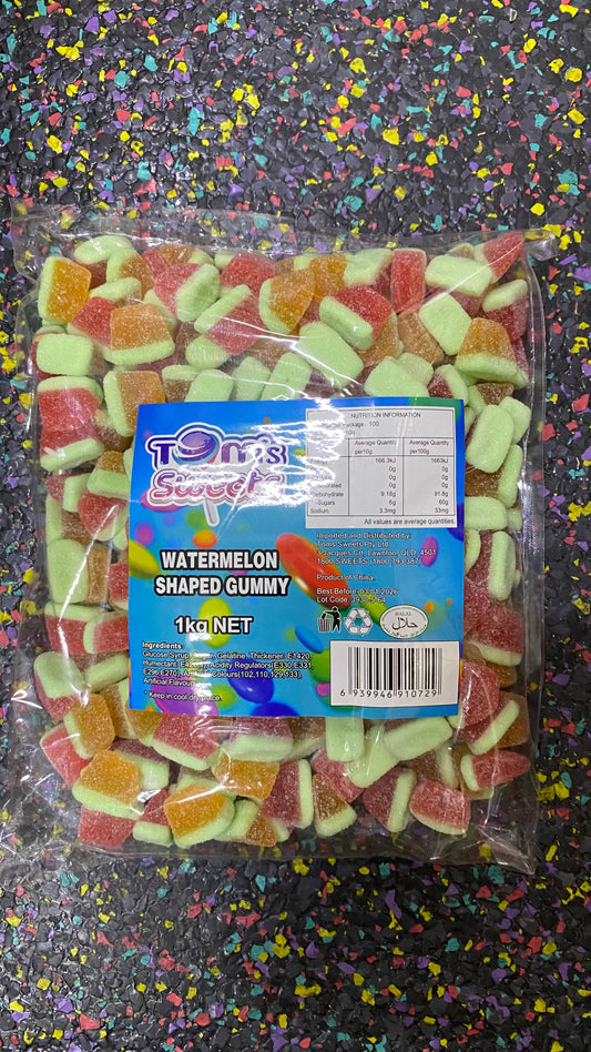 Tom's Sweets Watermelon Shaped Gummy 1kg