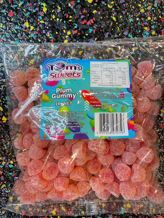 Tom’s sweets - Plum Gummy 1kg