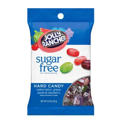 Hershey Peg Large Sugar Free Jolly Rancher Hard Asstd 102g