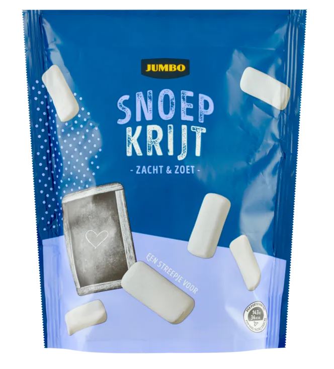 Jumbo - Snoep Krijt Drop (Chalk Licorice) 250g