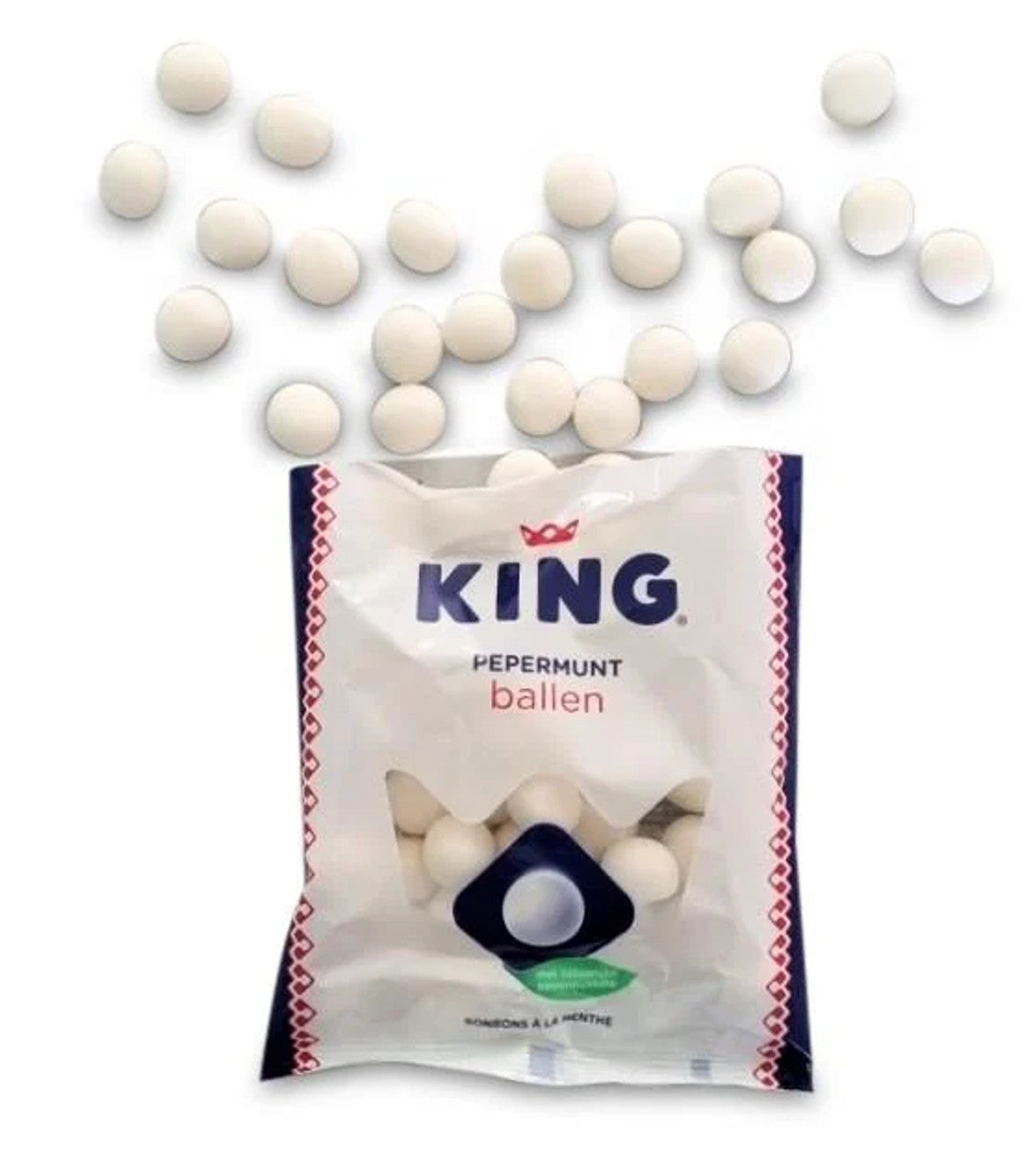 King - Pepermunt Ballen (Peppermint Balls) 250g