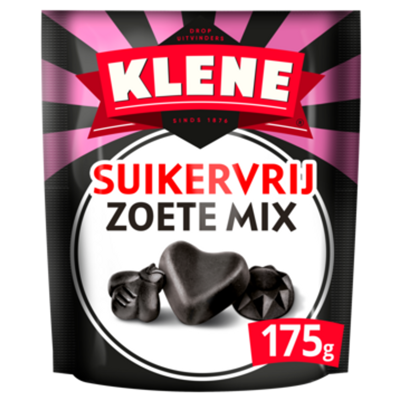 Klene - Dropmix Zoet Suikervrij (Licorice Sweet Assorted Sugarfree) 175g