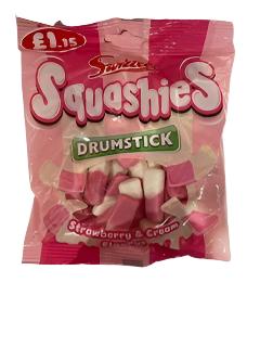 Swizzels Squashies Drumstick Straberry & Cream 120g