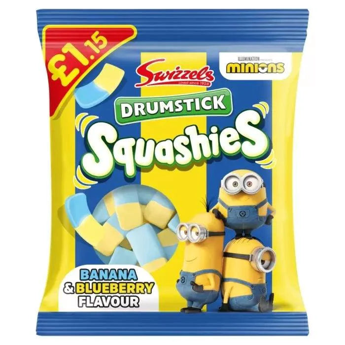 UK SWIZZELS SQUASHIES MINIONS 110G