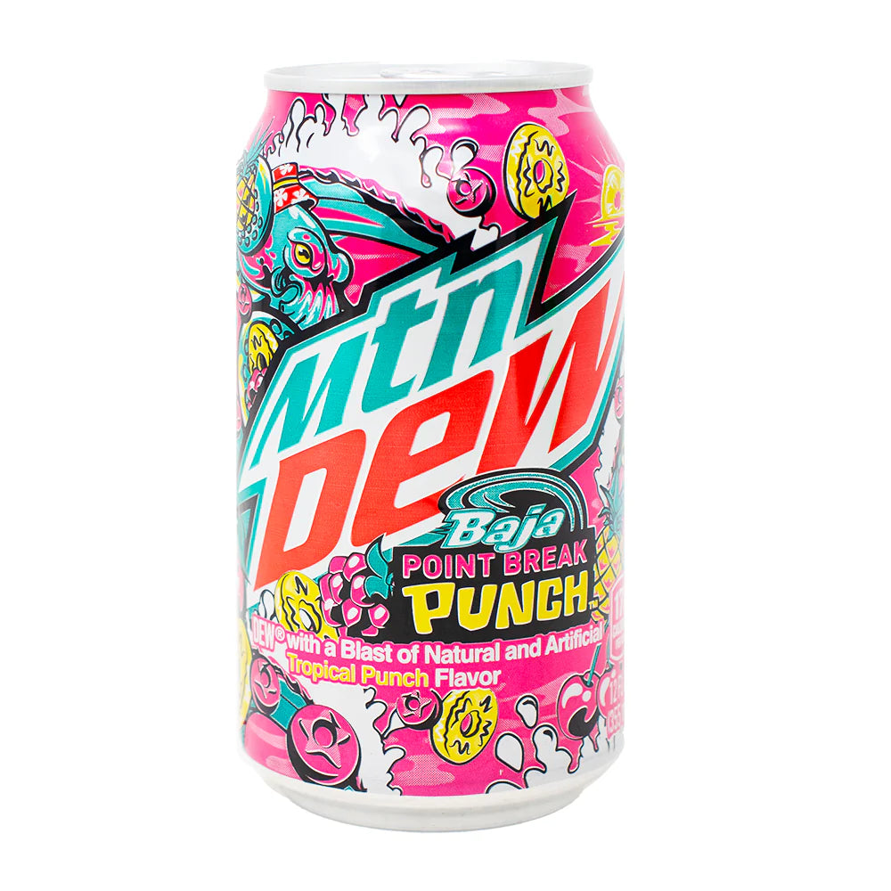 MTN DEW BAJA POINT BREAK PUNCH 355ML – Tom's Confectionery Warehouse