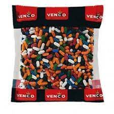 Venco - Kleuren Drop (Coloured Licorice Torpedos) 1kg