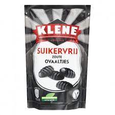 Klene - Zoute Ovaaltjes Suikervrij (Licorice Salt Sugarfree) 110g